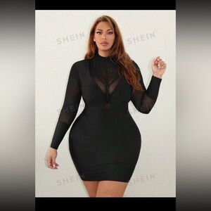 Black sexy dress from SHEIN